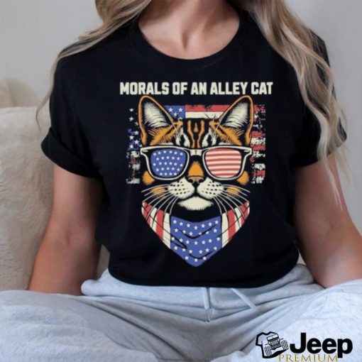 Official Official Morals of an alley cat American T Shirt