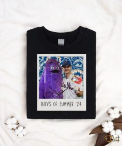 Official Official New York Mets and Grimace Boys Of Summer 24 Shirt