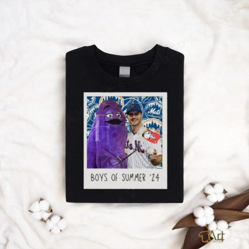 Official Official New York Mets and Grimace Boys Of Summer 24 Shirt