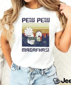 Official Official Rick And Morty Pew Pew Madafakas Vintage Shirt