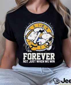 Official Official Snoopy And Charlie Brown Indiana Pacers Forever Not Just When We Win Shirt