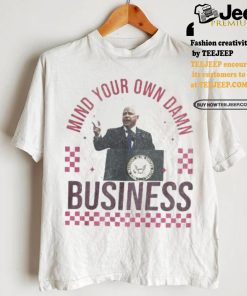 Official Official Tampon Tim Walz Mind Your Own Damn Business Shirt