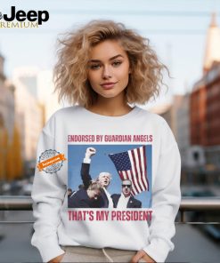 Official Official Trump Shot Endorsed By Guardian Angels That’s My President Shirt