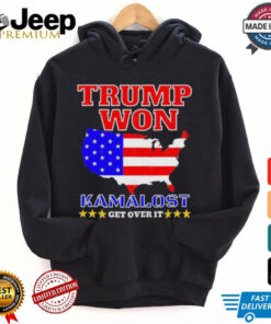 Official Official Trump won, Kamalost Get Over It T Shirt