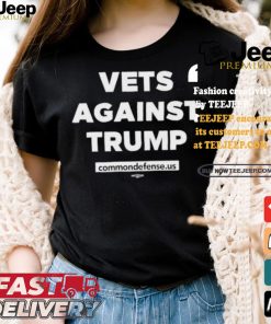 Official Official Vets Against Trump Commondefense.Us Shirt