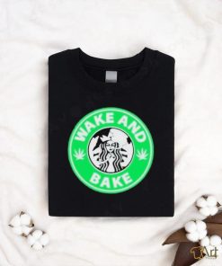 Official Official Wake And Bake Starbucks Weed T Shirt