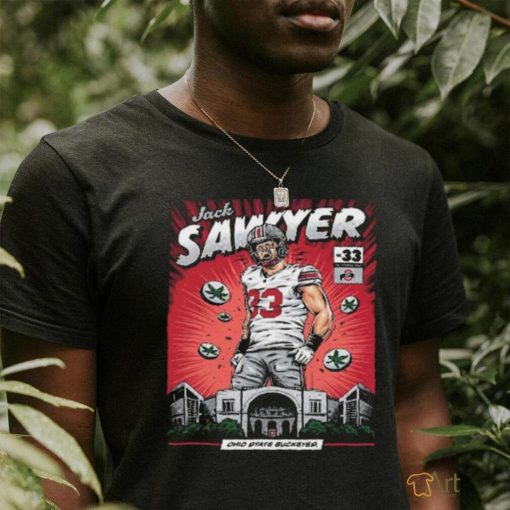 Official Ohio State Buckeyes 33 Jack Sawyer Nil Comic Classic T Shirt