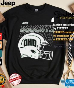 Official Ohio university Football helmet fade T shirt