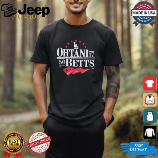 Official Ohtani Betts Los Angeles Dodgers MLB Multi Player ’47 Franklin Shirt