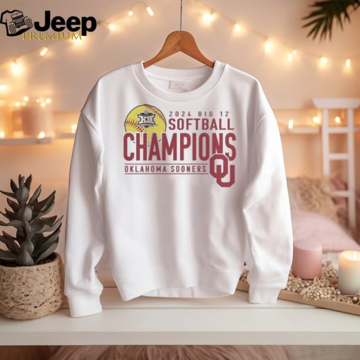 Official Oklahoma Sooners 2024 Big 12 Softball Conference Tournament Champions Base Stealer T Shirt