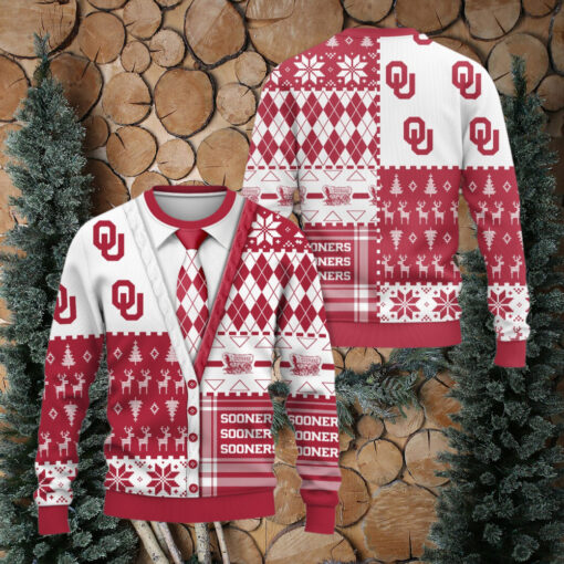 Official Oklahoma Sooners Ugly Christmas Sweater