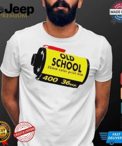 Official Old school 35mm color print film tee shirt