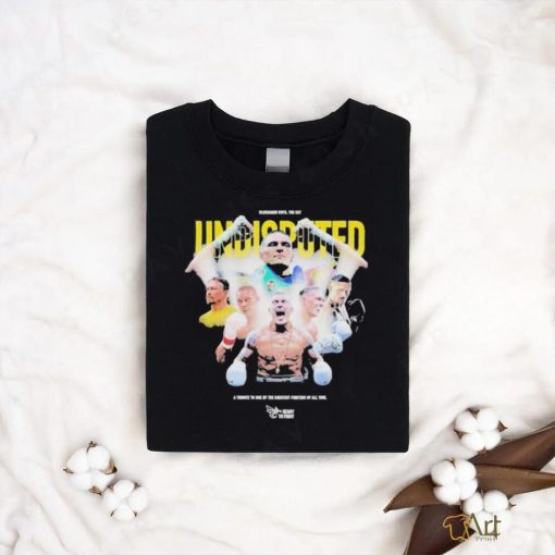 Official Oleksandr Usyk The Cat Undisputed A Tribute To One Of The Greatest Fighters Of All Time Ready To Fight T shirt