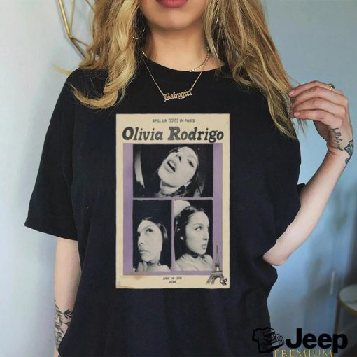 Official Olivia Rodrigo Paris 2024 Poster shirt