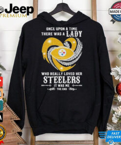 Official Once Upon A Time There Was A Lady Who Really Loved Her Pittsburgh Steelers Diamonds Shirt