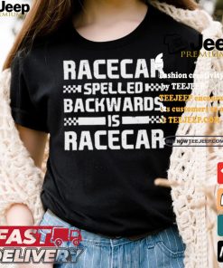 Official Parker Kligerman Wearing Racecar Spelled Backwards Is Racecar Vintage t shirt