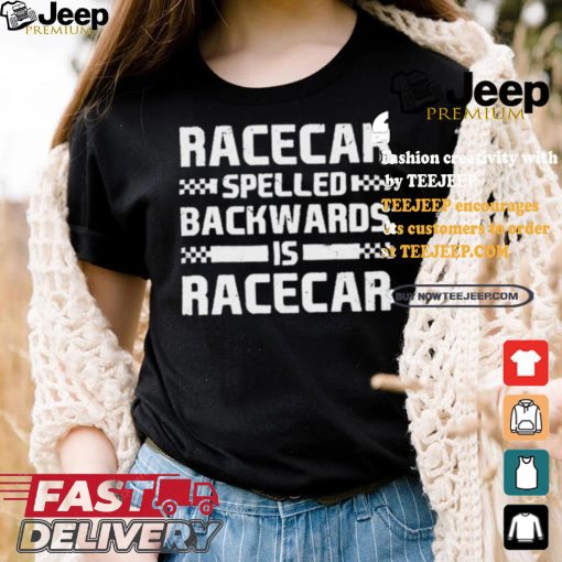 Official Parker Kligerman Wearing Racecar Spelled Backwards Is Racecar Vintage t shirt