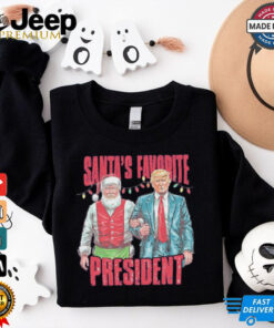 Official Patriot Pride Men’s Funny Santa’s Favorite President Shirt