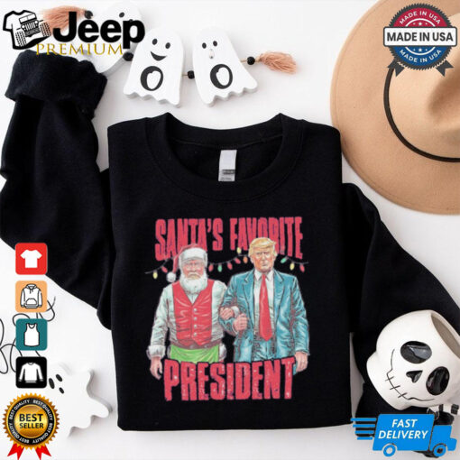 Official Patriot Pride Men’s Funny Santa’s Favorite President Shirt