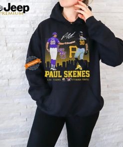 Official Paul Skenes LSU Tigers And Pittsburgh Pirates Signature Shirt