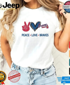 Official Peace Love Atlanta Braves MLB 2024 Shirt