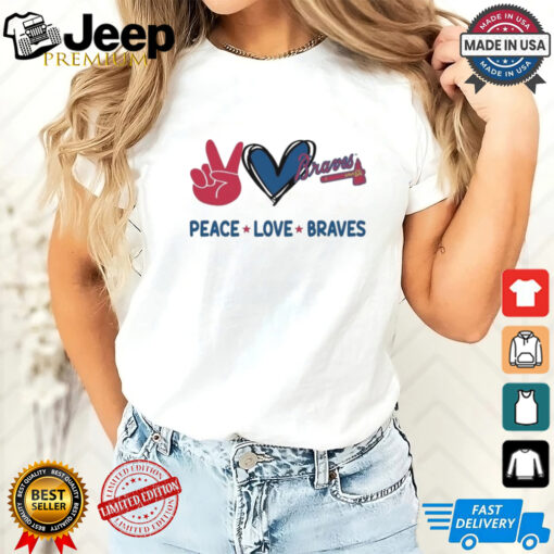 Official Peace Love Atlanta Braves MLB 2024 Shirt