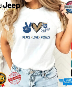 Official Peace Love Kansas City Royals MLB 2024 Shirt