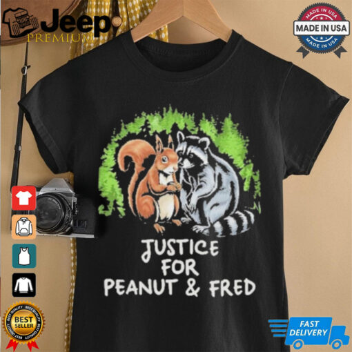 Official Peanut The Squirrel Justice For Peanut and Fred T Shirt