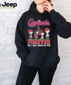 Official Peanuts Characters Abbey Road St Louis Cardinals Forever Not Just When We Win Shirt