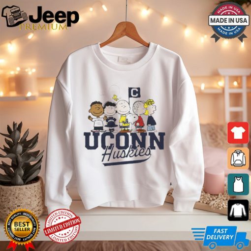 Official Peanuts x UConn Huskies The Gang t shirt