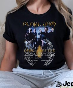 Official Pearl Jam Dark Matter World Tour 2024 Signatures Shirt