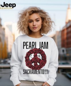 Official Pearl Jam In Sacramento, CA On May 13 2024 Event Shirt