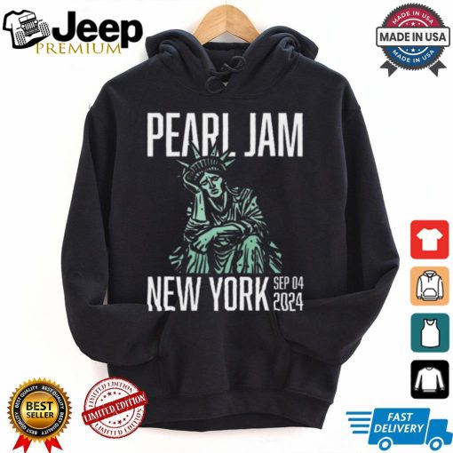 Official Pearl Jam Tour September 4rd 2024 New York, NY Madison Square Garden Merch shirt