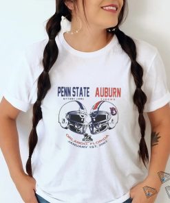 Official Penn State V Auburn College Football Helmets T Shirt