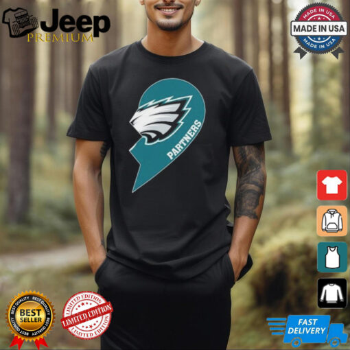 Official Philadelphia Eagles Partners Half Heart Shirt