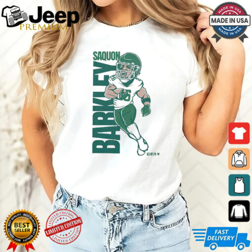 Official Philadelphia Eagles Saquon Barkley Superhero Star Painting t shirt