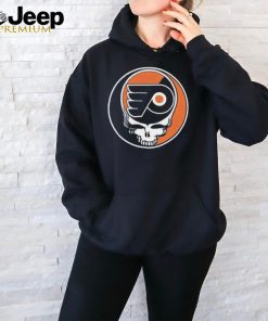 Official Philadelphia Flyers Grateful Dead Logo Band Shirt