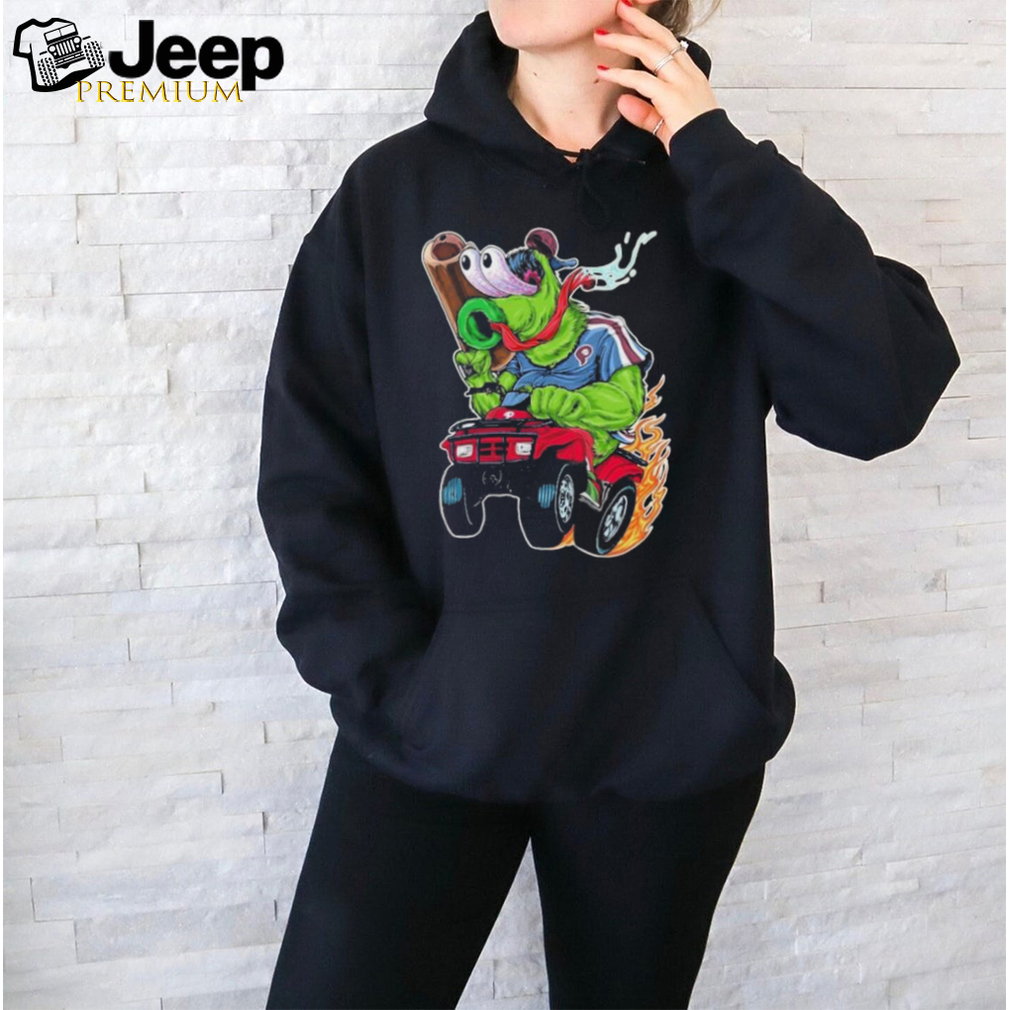 Official Phillie Phanatic Driving Jeep Philadelphia Phillies shirt