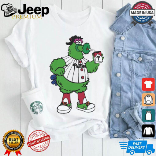 Official Phillies Smoking Philadelphia Phillies Mascot Shirt