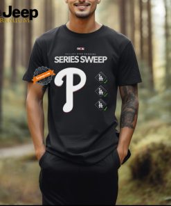 Official Phillies over Dodgers Series Sweep Shirt