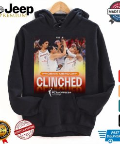 Official Phoenix Mercury Clinched WNBA Playoffs 2024 shirt