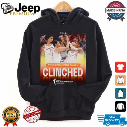 Official Phoenix Mercury Clinched WNBA Playoffs 2024 shirt