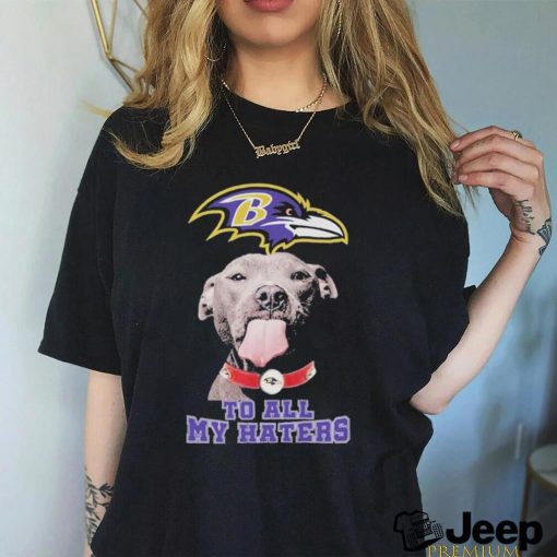 Official Pitbull Baltimore Ravens to all my haters logo shirt