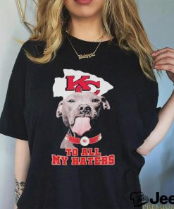 Official Pitbull Kansas City Chiefs to all my haters logo shirt