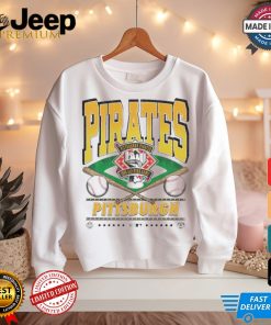 Official Pittsburgh Pirates White Straight Shot 47 Franklin Fashion Shirt