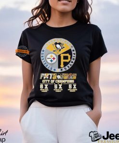 Official Pittsburgh Sports Teams City Of Champions 2024 T Shirt