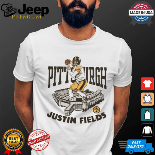 Official Pittsburgh Steelers Justin Fields NFL Acrisure Stadium t shirt