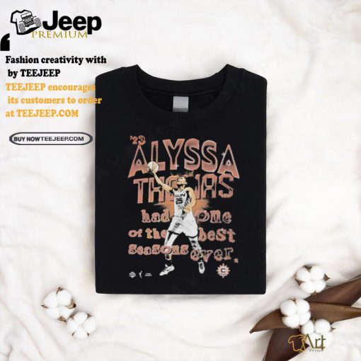 Official Playa Society 23 Alyssa Thomas Had One Of The Best Seasons Ever T shirt