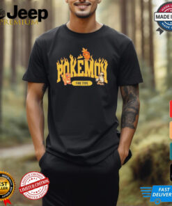 Official Pokemon Fire Type 2024 Graphic T Shirt