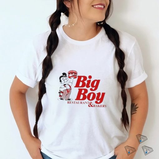 Official Poolman Wearing Big Boy Restaurant & Bakery Shirt